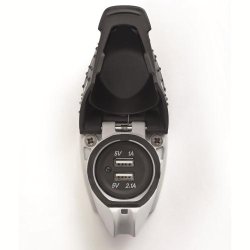 Rokk sprutsikkert dobbelt USB-uttak 12/24V 