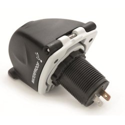 Rokk sprutsikkert dobbelt USB-uttak 12/24V 