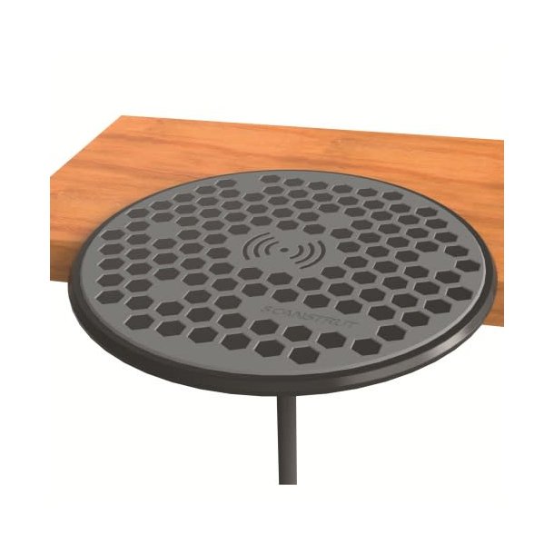 Rokk trdls Qi mobillader flush IPX6 12/24V