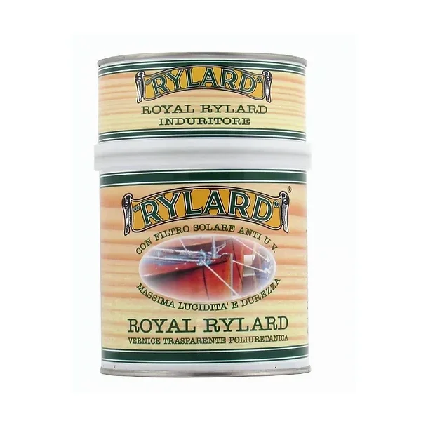 Rylard Royal Polyuretanlakk 0,75 liter To-komponent klarlakk med hy glan For eksterir og interir 