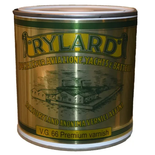 Rylard VG 66 Premium hyblank Klarlakk 0,75 liter Hyglans blank klarlakk med UV-filter Svrt elasti