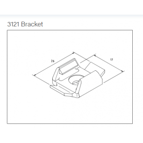 Silent Gliss Monteringsklips 2pk 