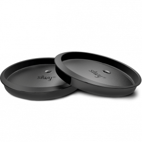 Silwy Lokk til Drikkeglass 2stk Sorte