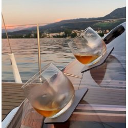 Silwy Magnetic Krystal Whiskyglass Sett m/2 Glass og Pads 