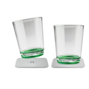 Silwy Magnetic Plastglass Sett m/2 Glass og Pads Grnn,