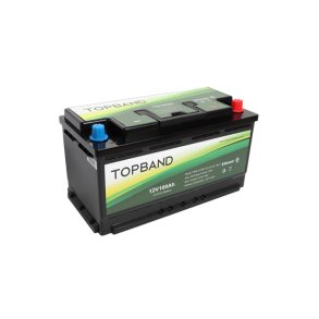 Topband Lithium Heat Pro12v100Ah batteri m/Bluetooth og varmefolie