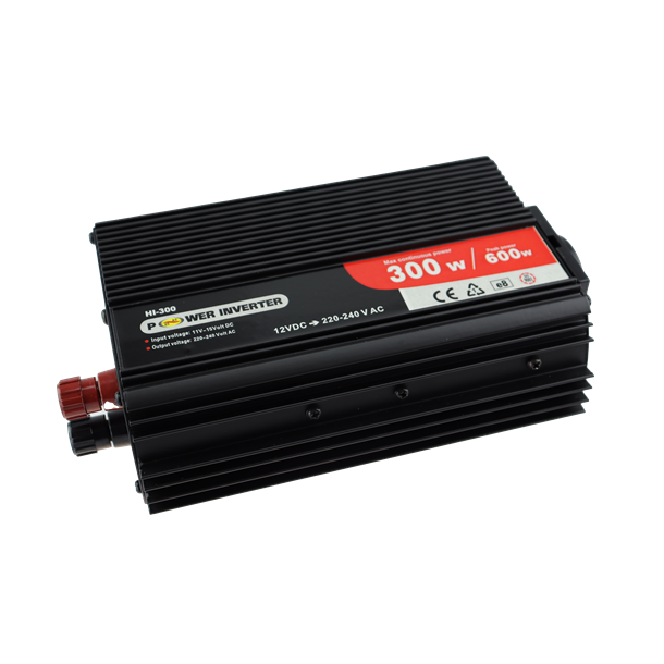 Inverter 12v dc-220v ac 300w m/USB