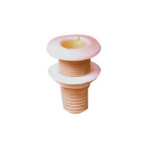 Skroggjennomfring plast med stuss 38mm