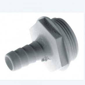 Slangestuss Plast utv.gj. rett 1 1/2