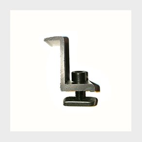 Sort endeklemme m/ hammerskrue � Mh 30mm