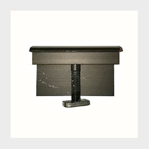 Sort endeklemme m/ hammerskrue � Mh 40mm