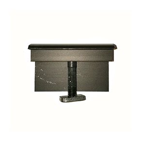 Sort endeklemme m/ hammerskrue � Mh 40mm