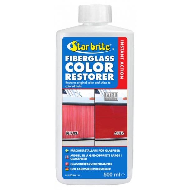 Star Brite Fiberglass Color Restorer With PTEF Gjenoppretter farge i gelcoat Fjerner oksidering