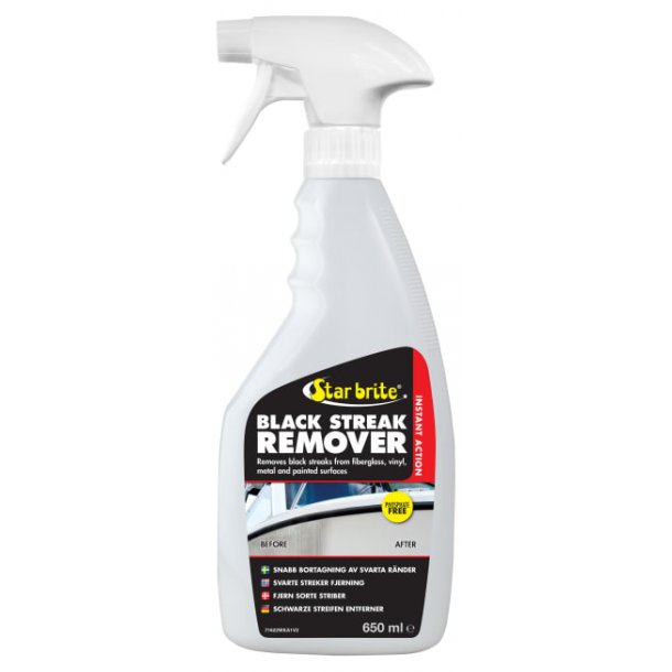 Star Brite Instant Black Streak Remover 650ml Effektiv fjerning av sorte striper Spray p - trk av 