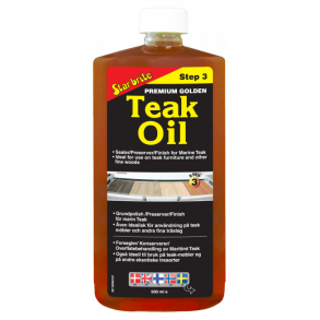 Star Brite Premium Golden Teak Oil - Step 3 