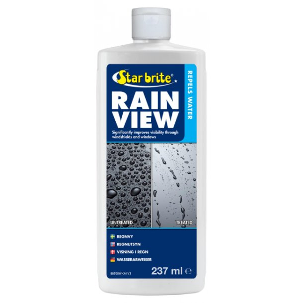 Star Brite Rain View For glass og plast Gir bedre sikt Minsker friksjon