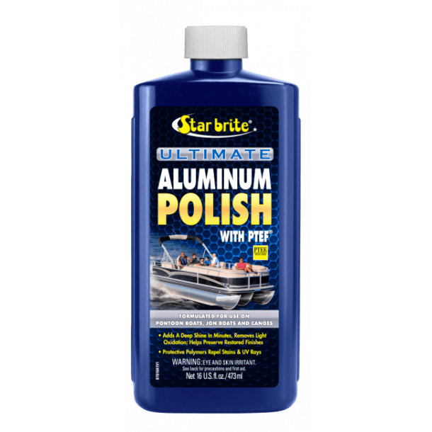 Star Brite Ultimate Aluminum Polish with PTEF 473ml Polerer aluminium Bevarer glans