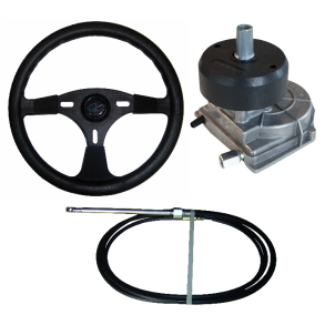 Styresett inntil 55 hk m/Multiflex Sportsratt 35 cm