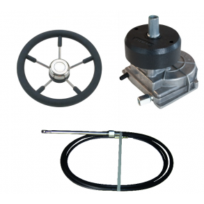 Styresett inntil 55 hk m/Savoretti T9B-ratt/28cm