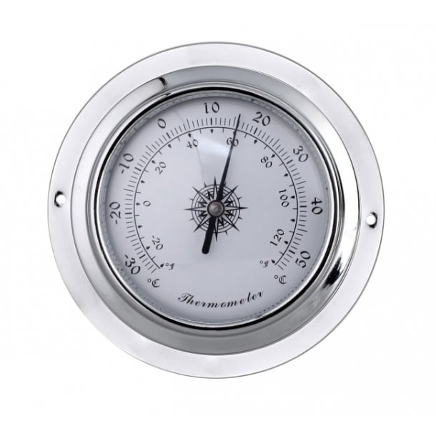 Termometer Slv 95mm Diameter base: 95 mm Diameter skive: 60 mm Hyde: 40 mm