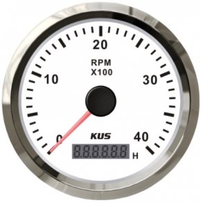 Kus turteller m/timeteller 12/24V 85 mm For dynamo
