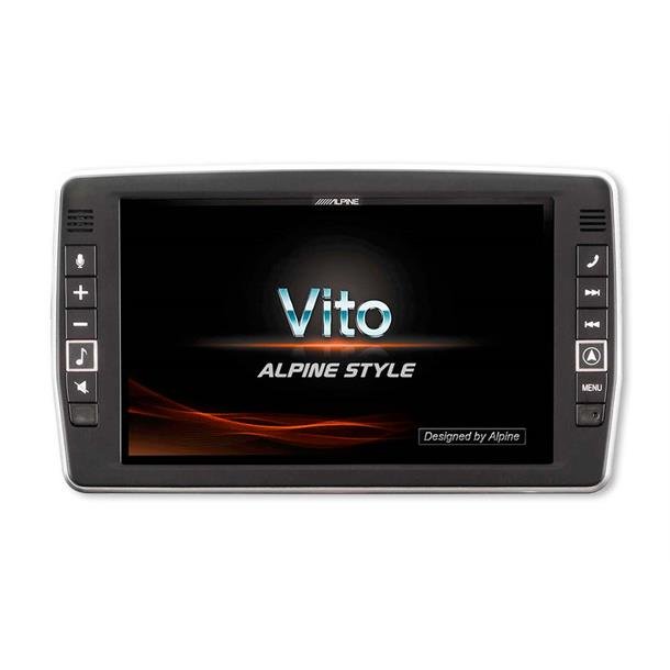 Mersedes Vito Alpine X902D-V447 Premium Navi 9" skjerm DAB+ CarPlay AnroidAuto