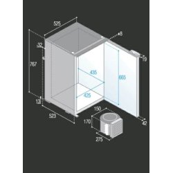 Vitrifrigo 130L Kjleskap Airlock. 