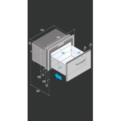 Vitrifrigo 75L kjleskuff DW70 RFX 