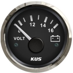 KUS Voltmeter Analog 8-16V 