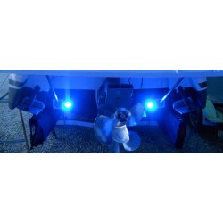 LED Undervannslys bl 8-30v 4x3W.