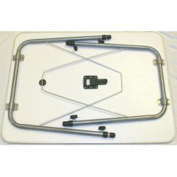 BL Campingbord 80x60cm, justerbart, 