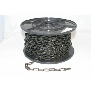 Firkantkjetting hamret 2,0mm 60m/SP.sort