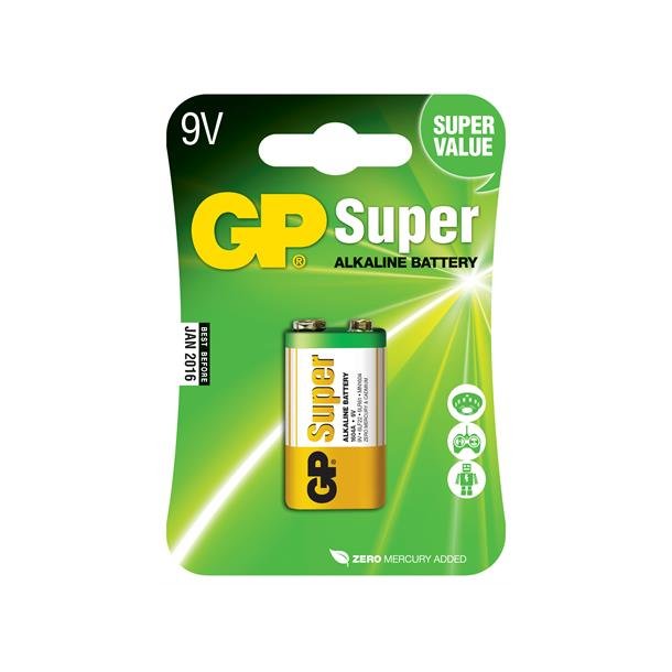GP Batteri 6LF22 9V 1stk blister