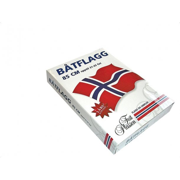 Norsk btflagg Premium 50 x 36 cm