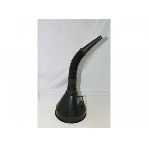 Trakt med sil og avtagbar fleksibel tut