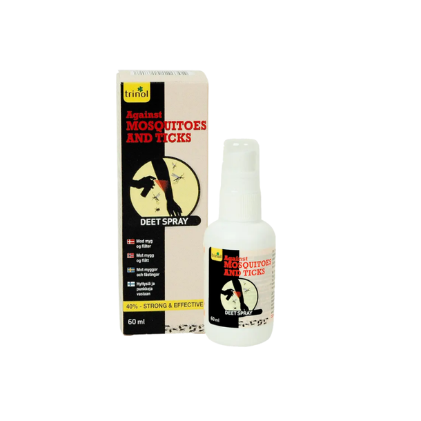 Trinol DEET Spray mot Mygg &amp; Ftt Myggspray - 60ml 