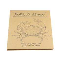 Aanonsen Skalldyr/Krabbebestikk 8 deler Gavesett