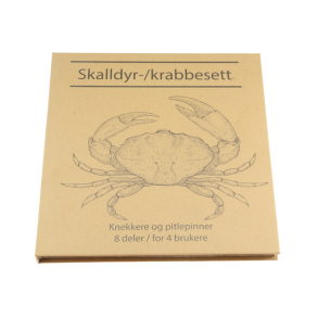 Aanonsen Skalldyr/Krabbebestikk 8 deler Gavesett
