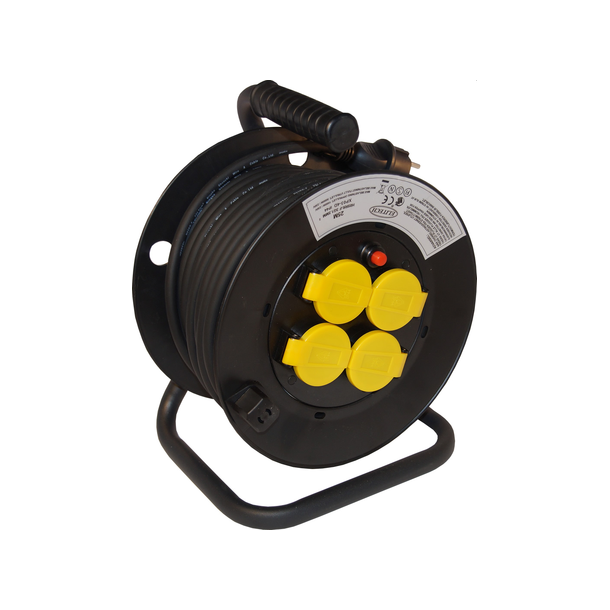 Elitech Kabeltrommel - 25m 3Gx1,5mm