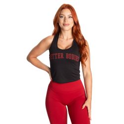 Better Bodies Crop T-Back Black/Red