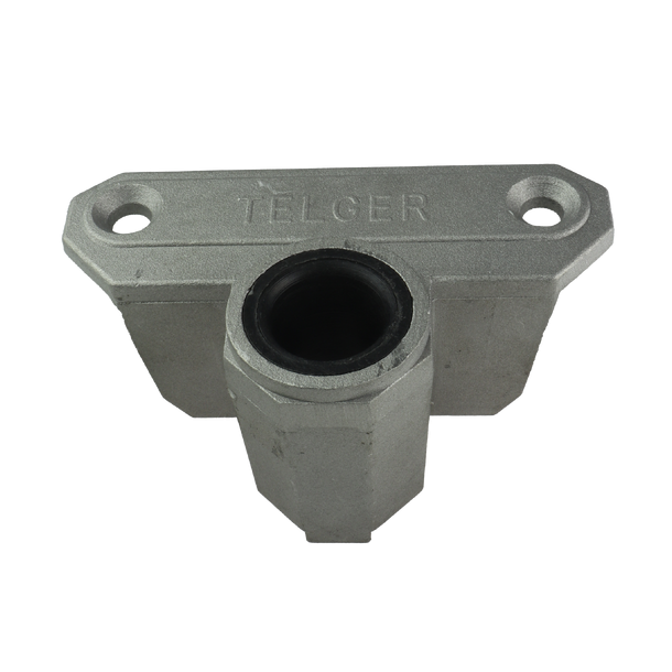 regaffelfeste - Side Aluminium - 63 mm