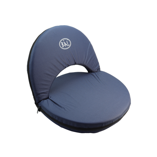 BL Sammenleggbar stol. Myk 7cm polstring og regulerbar rygg gir god sittekomfort.
