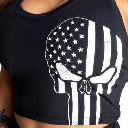 Skull Core Top  Black