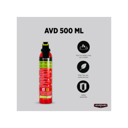 Housegard Brannslukker Lith-EX Slukkespray for Lithium batterier - 500m