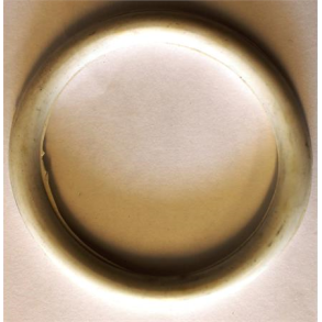 Kalesjestrikk hvit 65mm  5pk