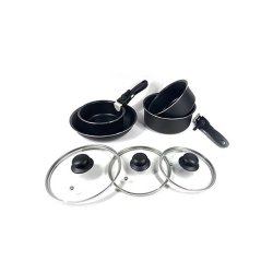 Grytesett med stekepanne 9 deler