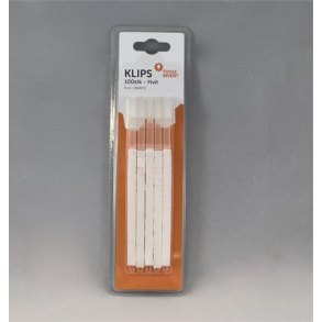 Smart Strips 12m Hvit Refill Klips 100st