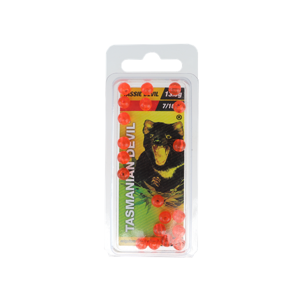 Tasmanian D Red Beads 20stk