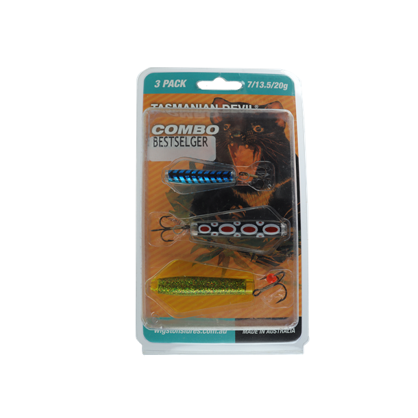 Tasmanian D Sluksett Bestselgere 3pk
