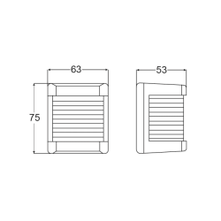 Hella Lanterne 1NM Bicolor Sort Hus 